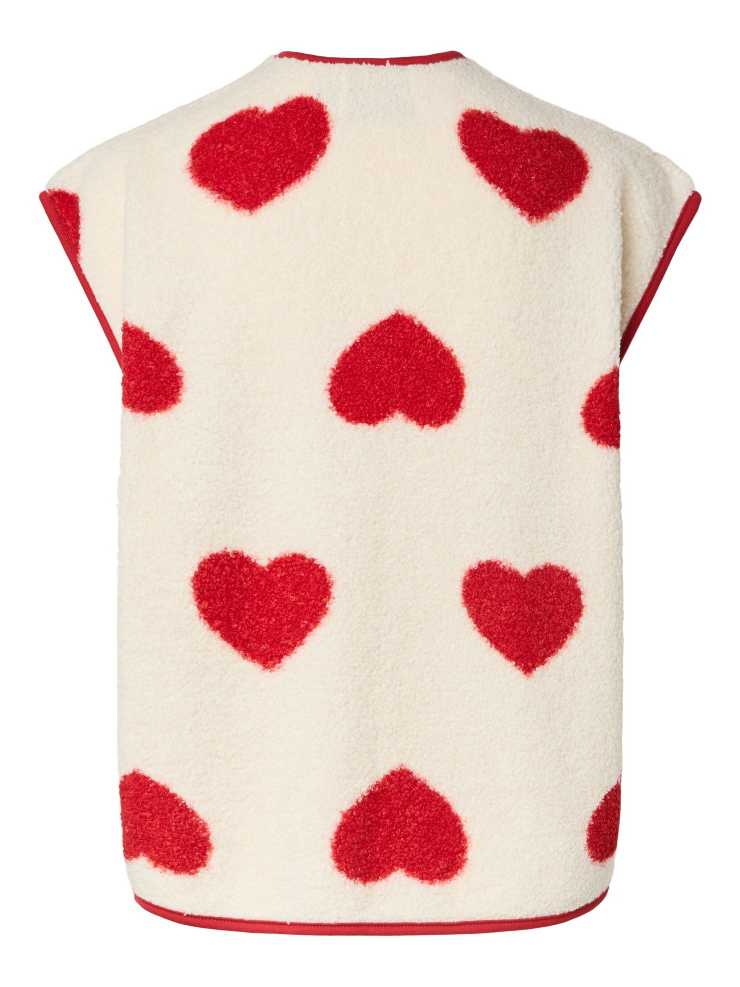 PIECES Vest i beige