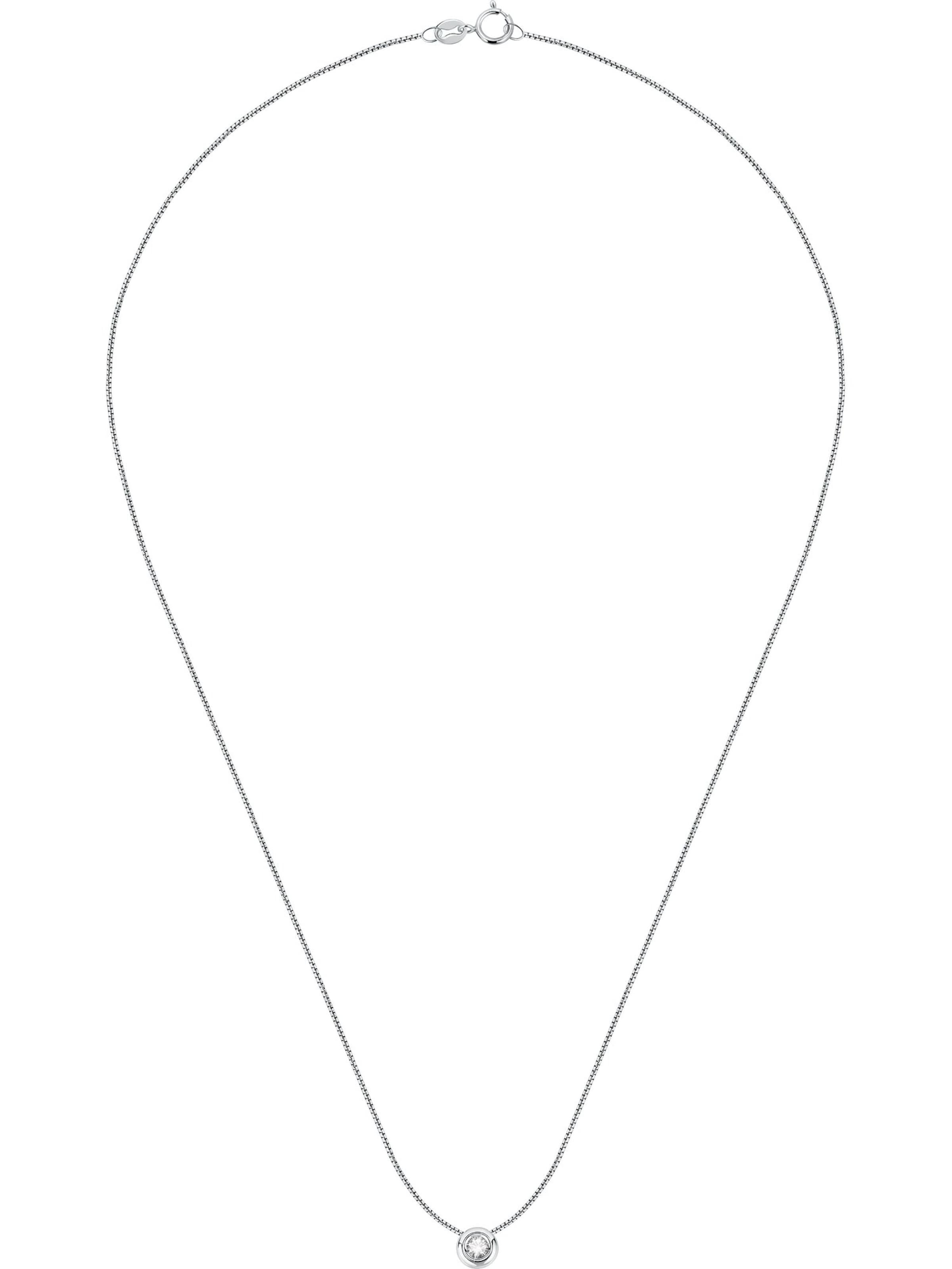 CHRIST Necklace in White: front