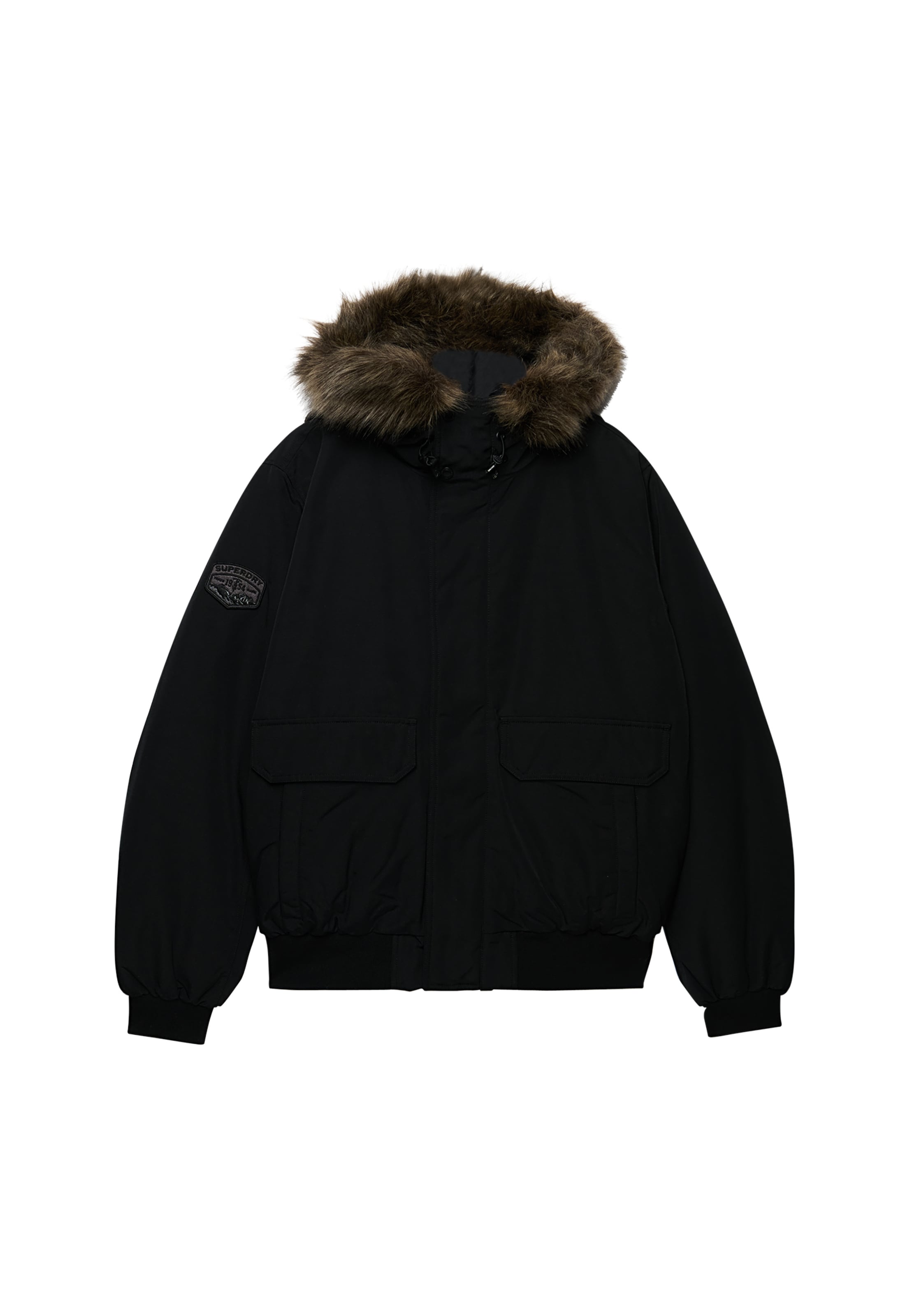 Giacca invernale di Superdry & Co in nero: frontale