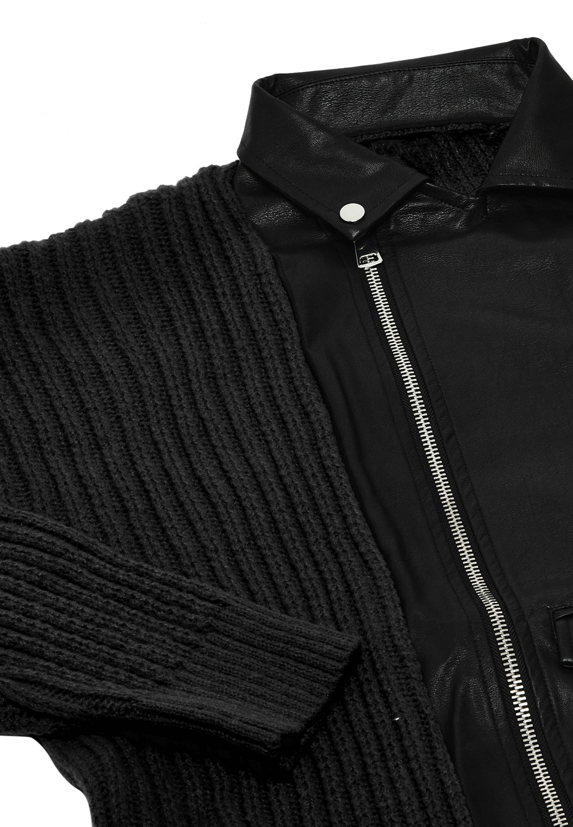 NAEMI Strickjacke in Schwarz