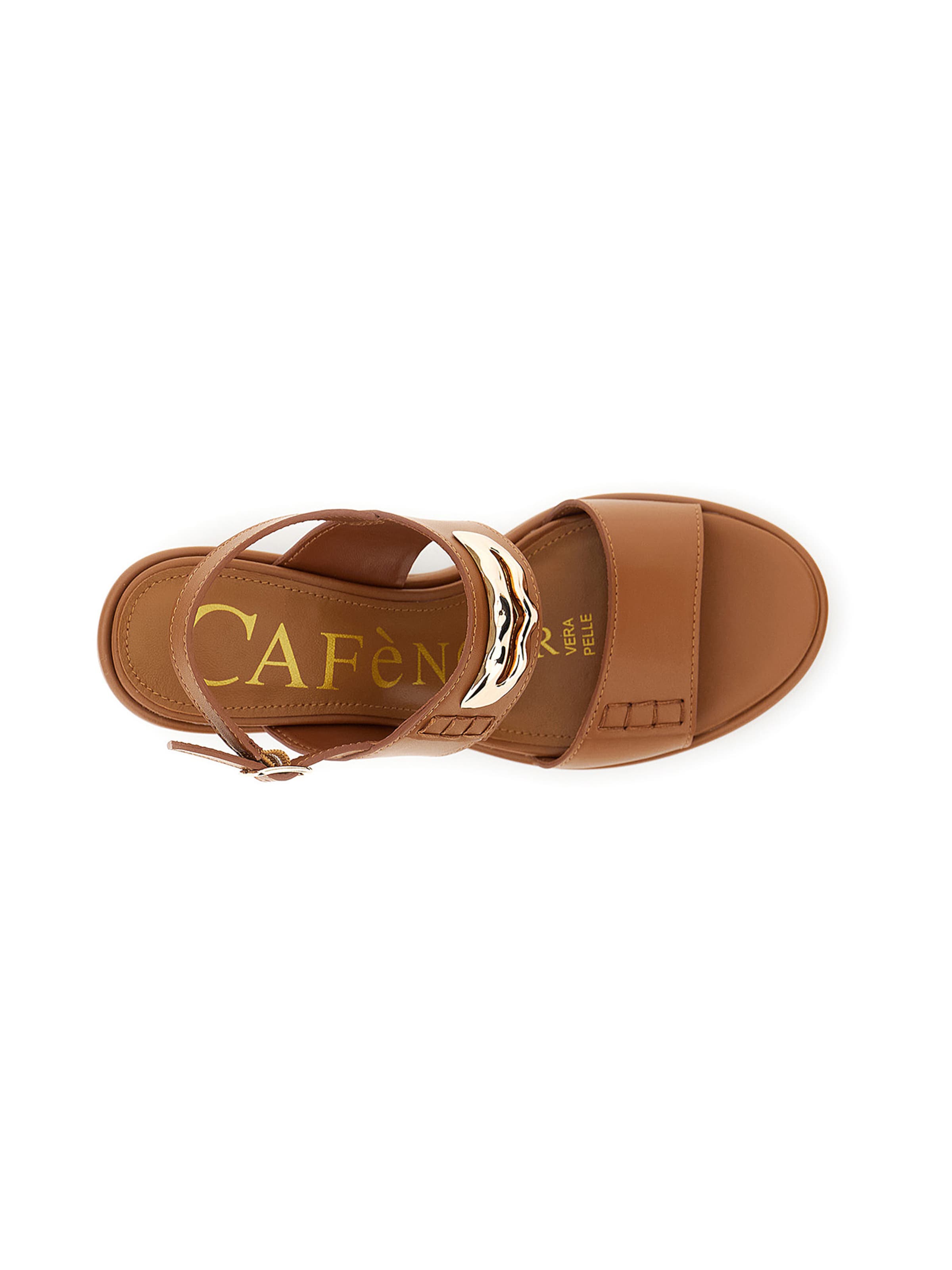 CAFè NOIR Sandaal in Bruin