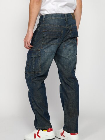 Regular Jeans cargo KOROSHI en bleu