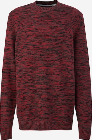 s.Oliver Men Tall Sizes Sweater in Red: front