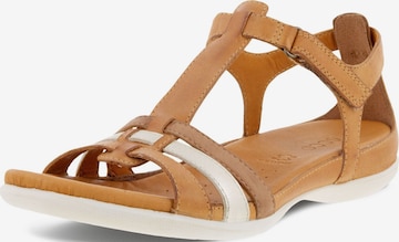 ECCO Strap Sandals 'Flash' in Brown: front