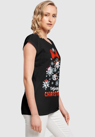 ABSOLUTE CULT T-Shirt 'Mickey And Friends - Christmas Tree' in Schwarz