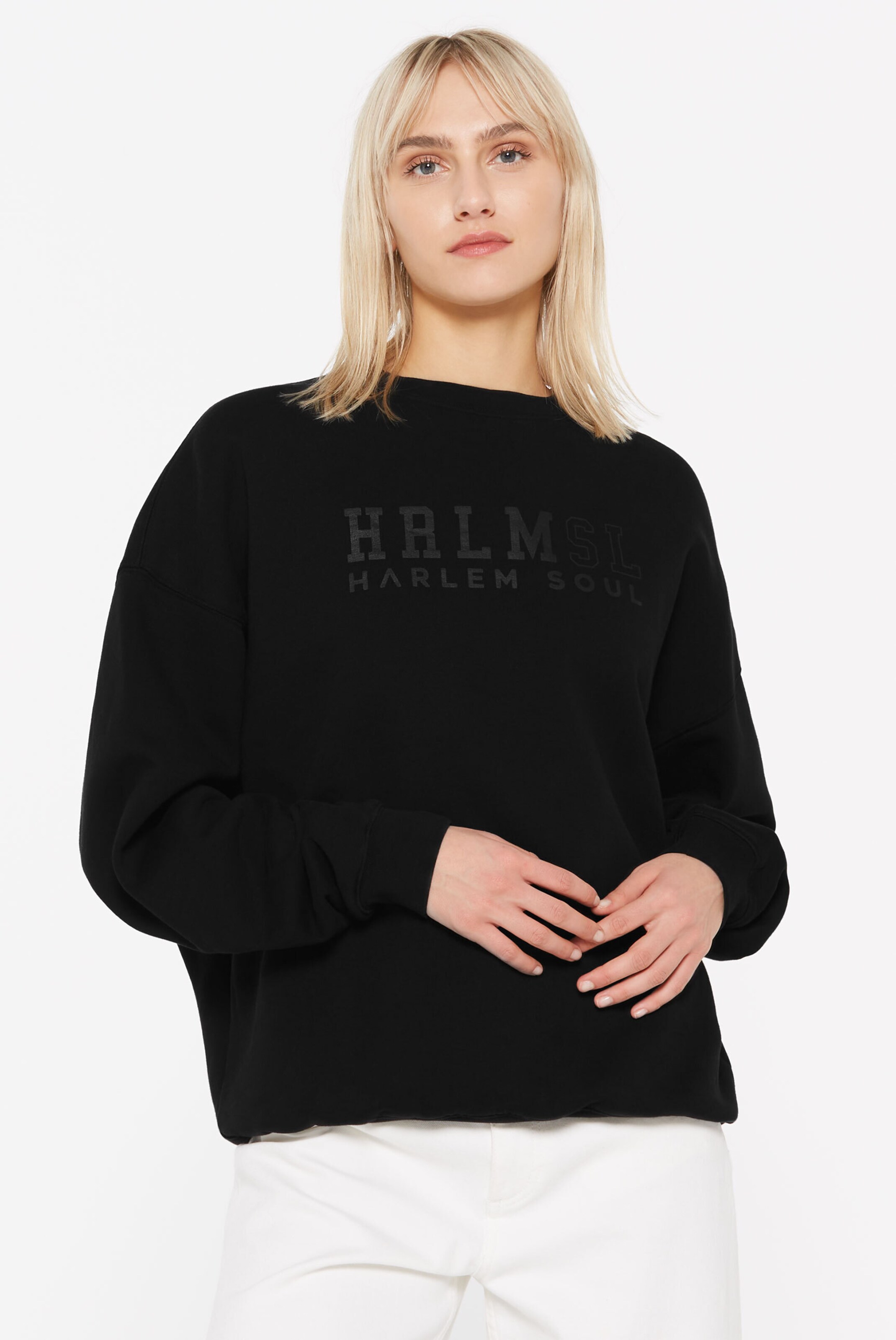 Harlem Soul Sweatshirt in Black: front