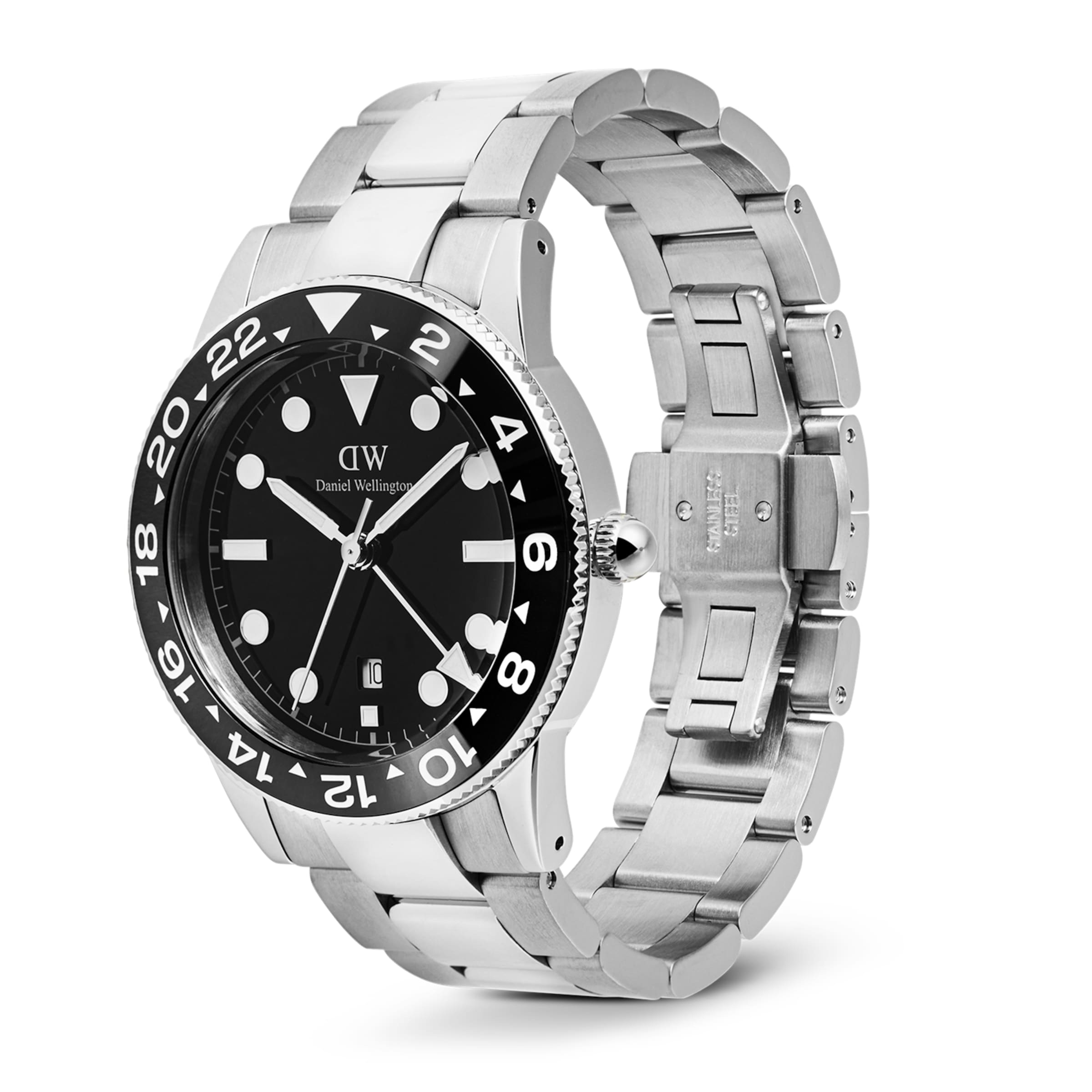 Montre à affichage analogique Daniel Wellington en argent