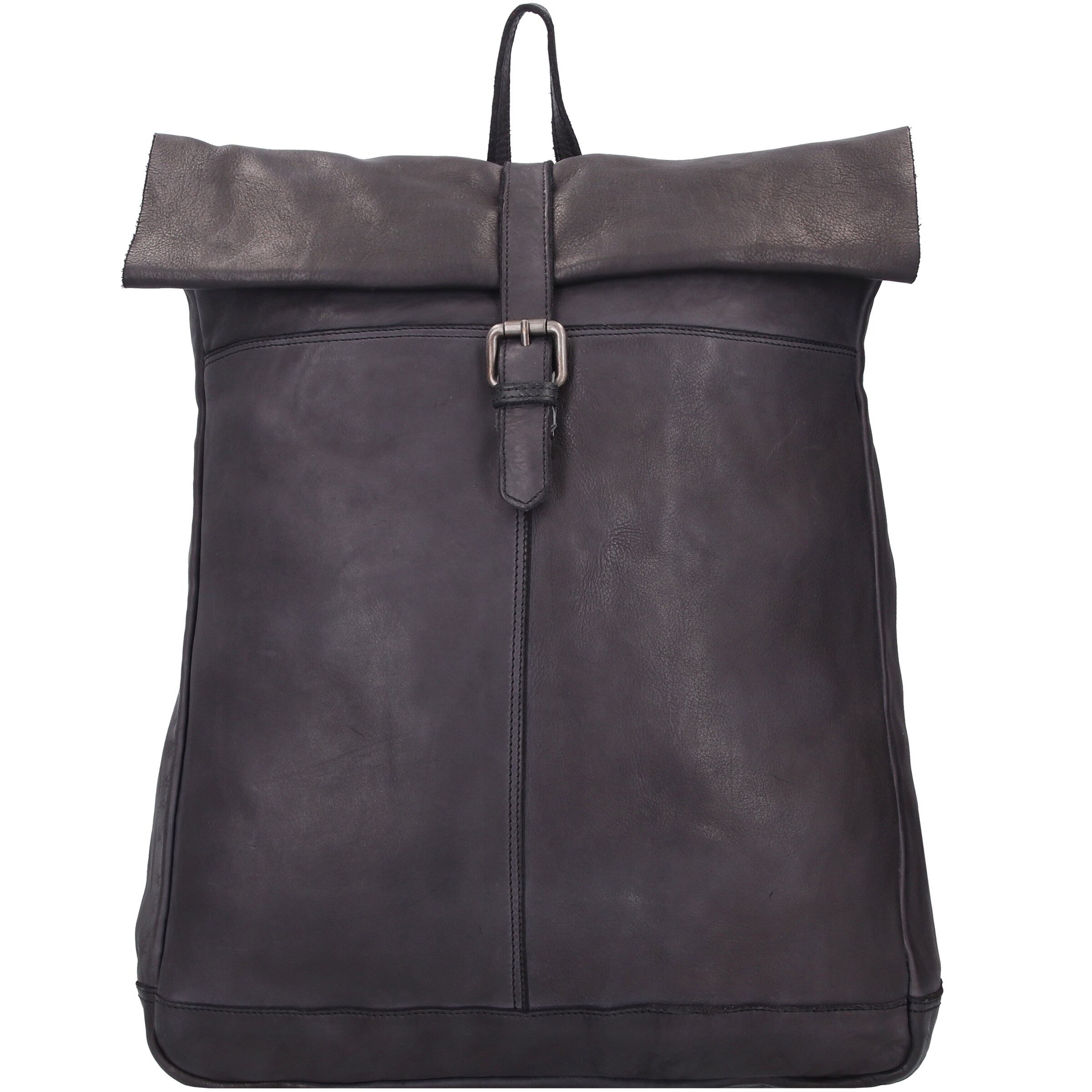 Harbour 2nd Rucksack in Schwarz: Vorderseite