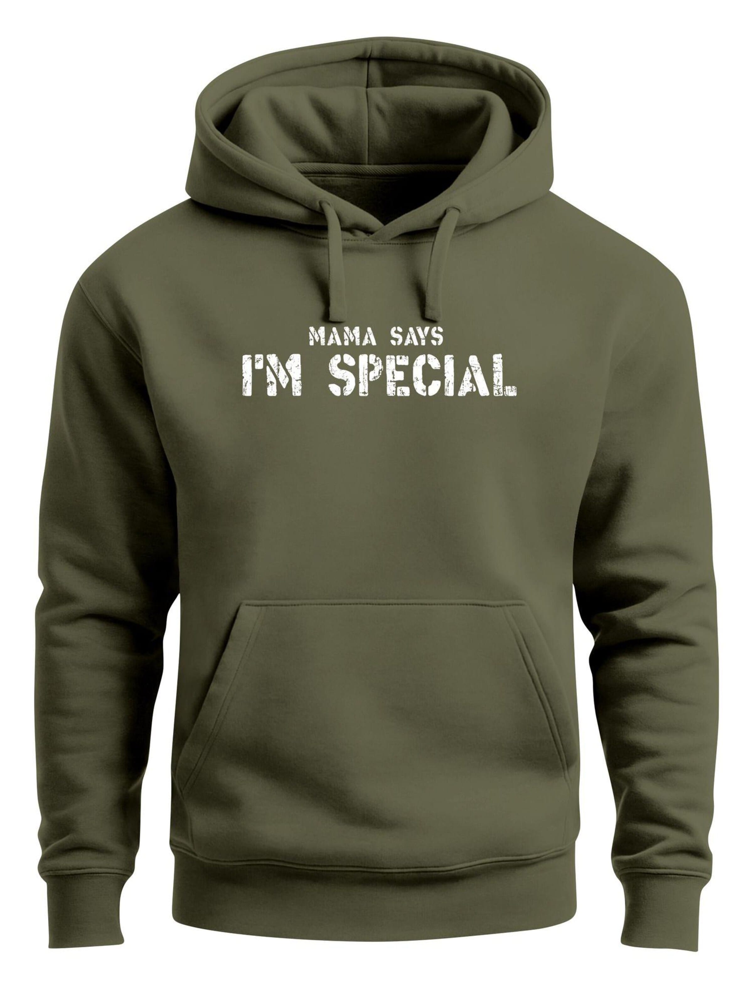 Neverless Sweatshirt 'Special'‌‌‌‌ in Grün: Vorderseite