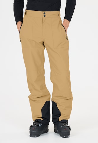 SLOPE Regular Skihose 'Killy' in Braun: Vorderseite