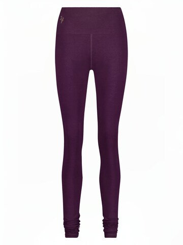 Urban Goddess Yoga & Activewear Slim fit Leggings 'Satya Yoga & Pilates' in Purple: front