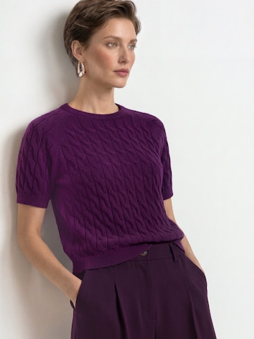 Rich & Royal Sweater in Purple: front