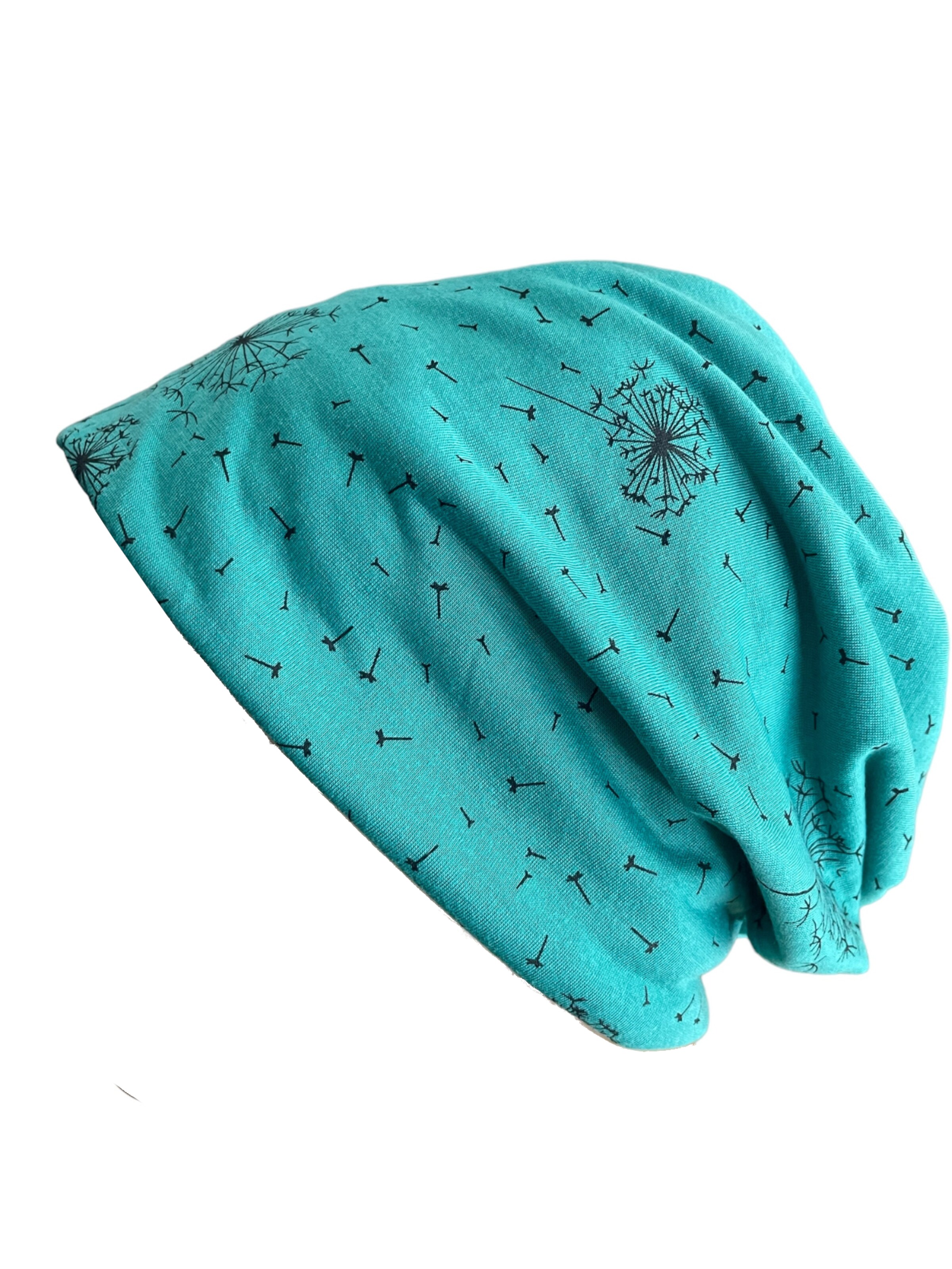Kumixi Beanie 'Slouch Beanie' in Green: front