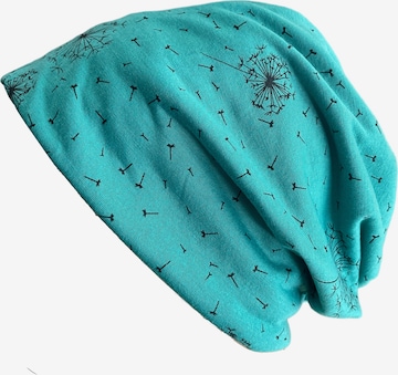 Kumixi Mütze 'Slouch Beanie' in Grün: Vorderseite