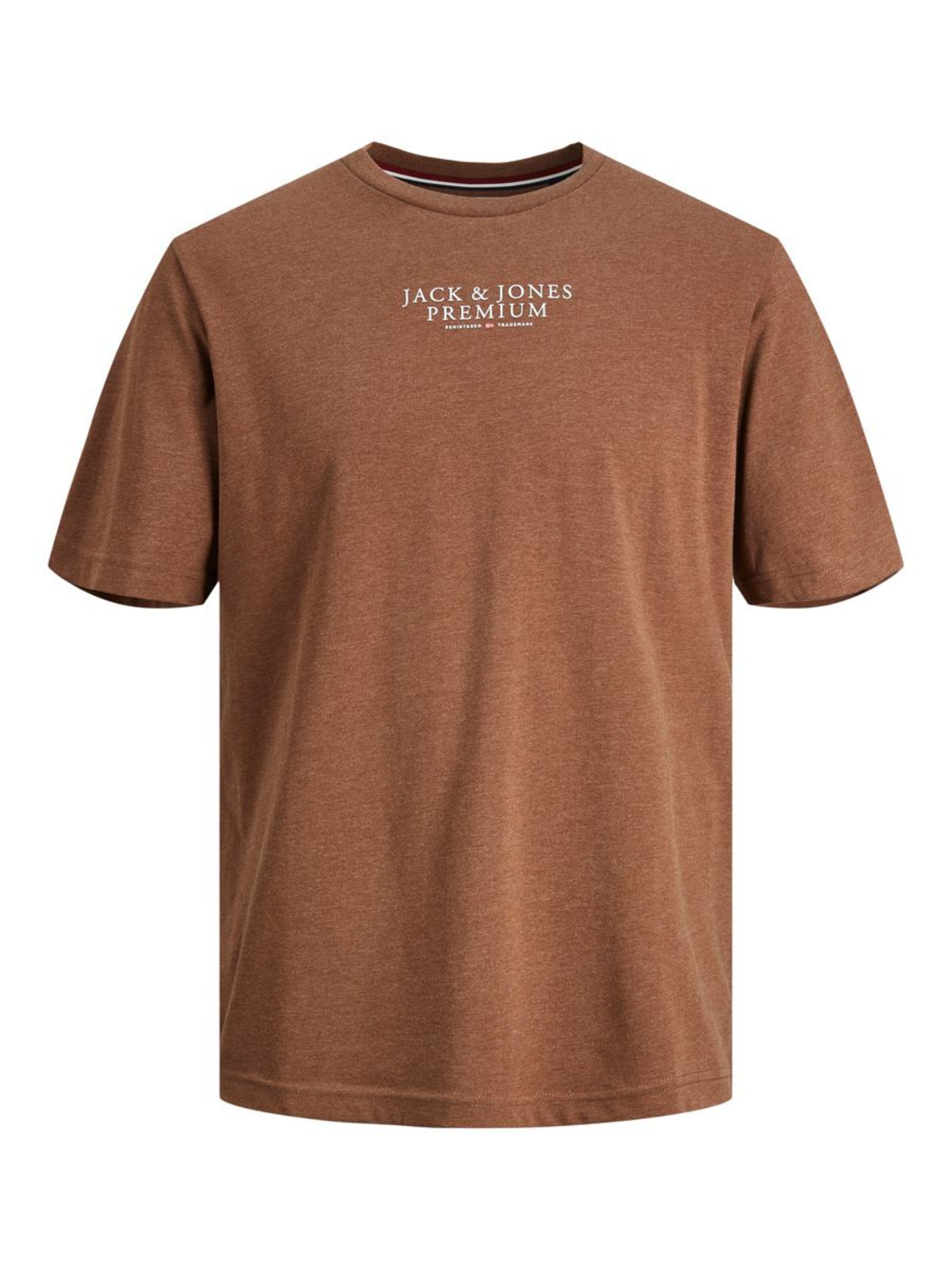 JACK & JONES T-Shirt 'JPRBLUArchie' in Braun: Vorderseite