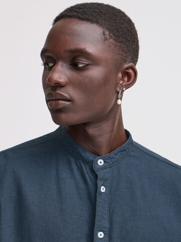 Regular fit Camicia ' BHBOBBY Shirt mandarin ss ' di BLEND in blu