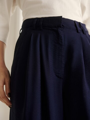 Wide leg Pantaloni con pieghe 'Finja' di Guido Maria Kretschmer Women in blu