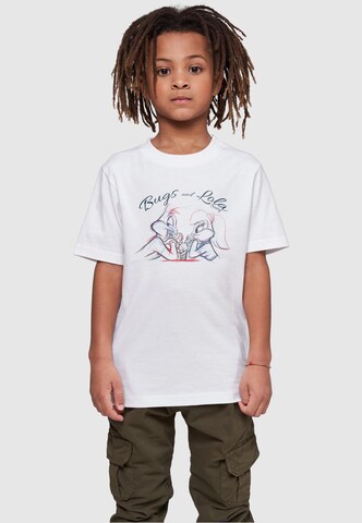 ABSOLUTE CULT T-Shirt 'Looney Tunes - Bugs and Lola' in Weiß: predná strana