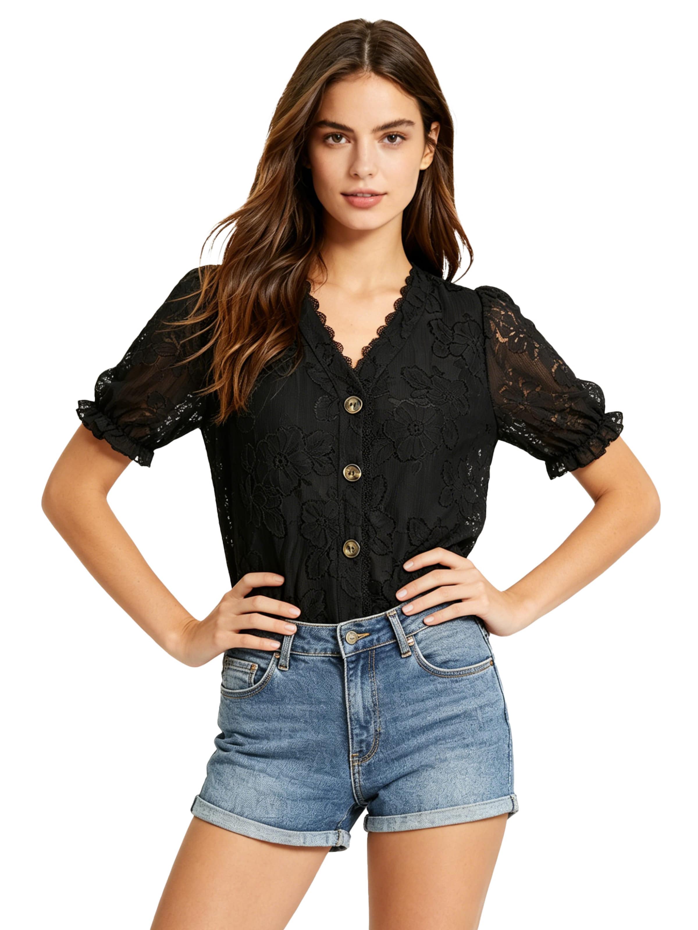 MEETWEE Top in Black: front