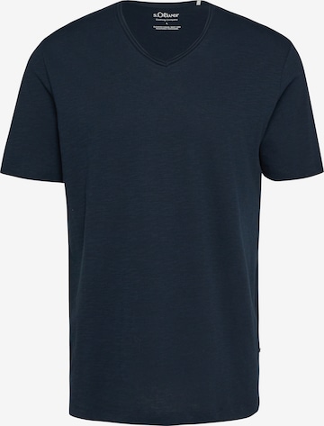 T-Shirt s.Oliver en bleu : devant