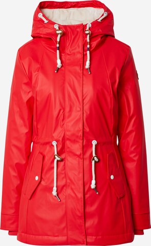 Ragwear Tussenparka 'Monadis' in Rood: voorkant