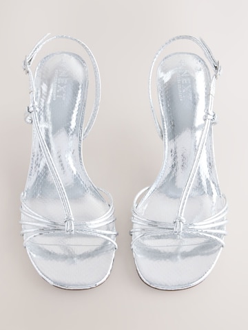 Next - Sandalias con hebilla 'Forever Comfort®' en plata