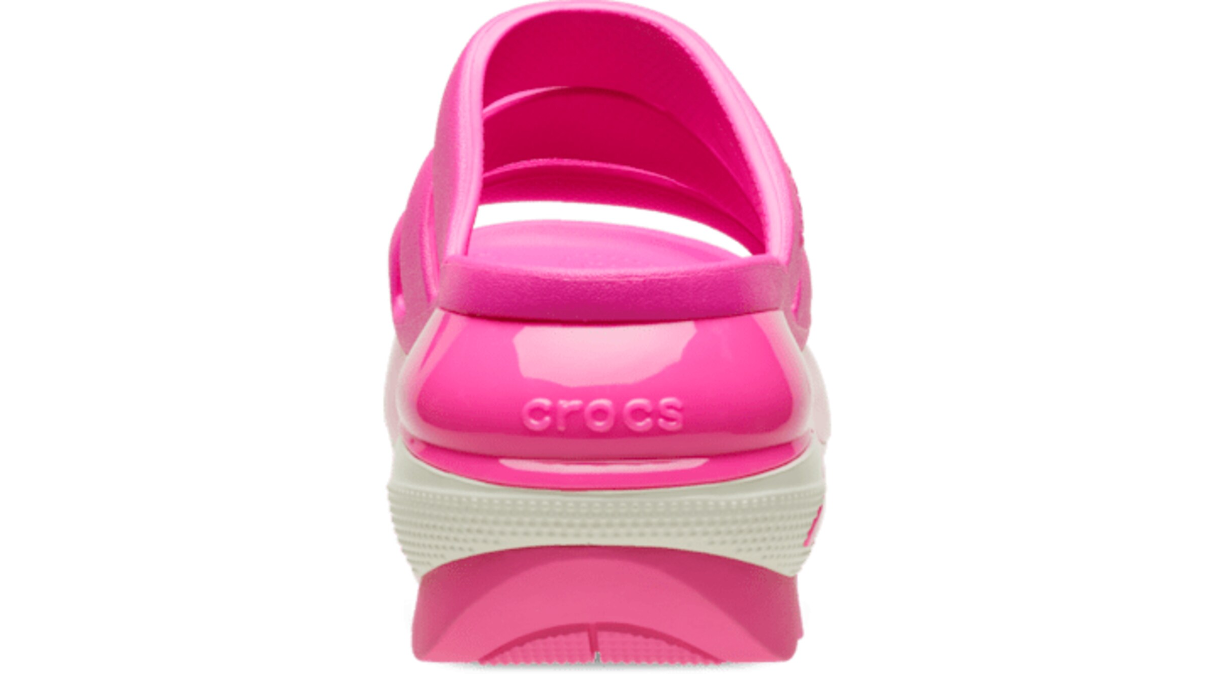 Mule 'Mega Crush' Crocs en rose