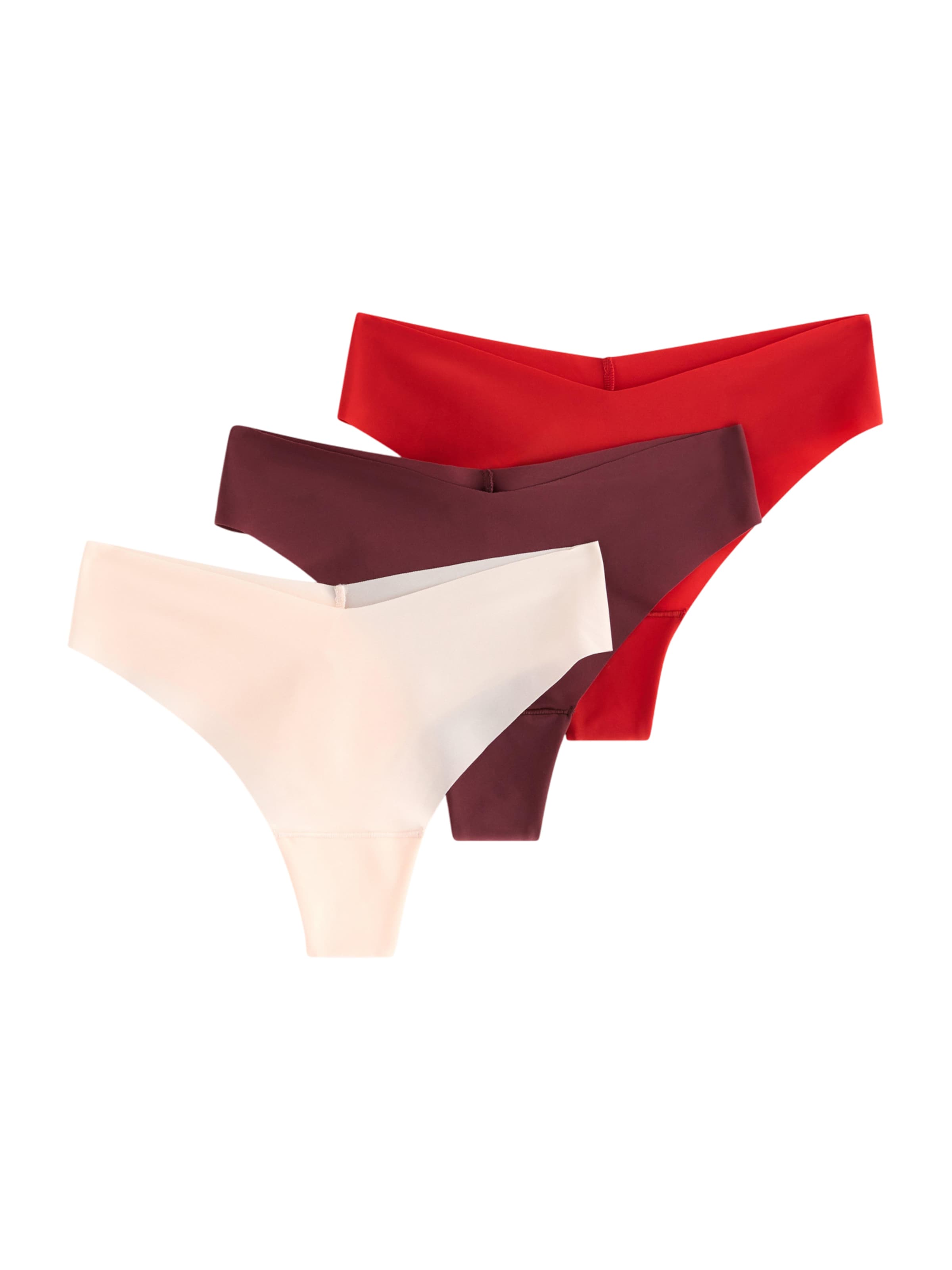 Lindex Стринг в бежово: отпред