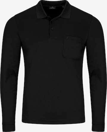 Ragman Shirt 'Basic' in Black: front