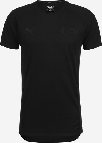 PUMA Performance Shirt 'Borussia Mönchengladbach' in Black: front