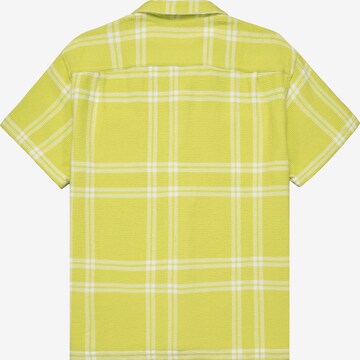 Obey Regular fit Button Up Shirt in Yellow