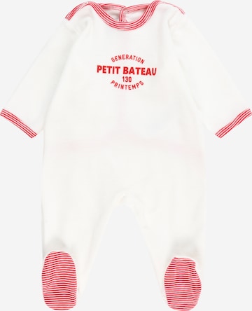 PETIT BATEAU Romper/Bodysuit in White: front