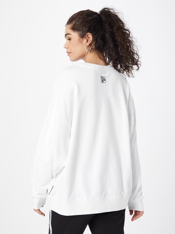 HUGO Red Sweatshirt 'Doccia' in White