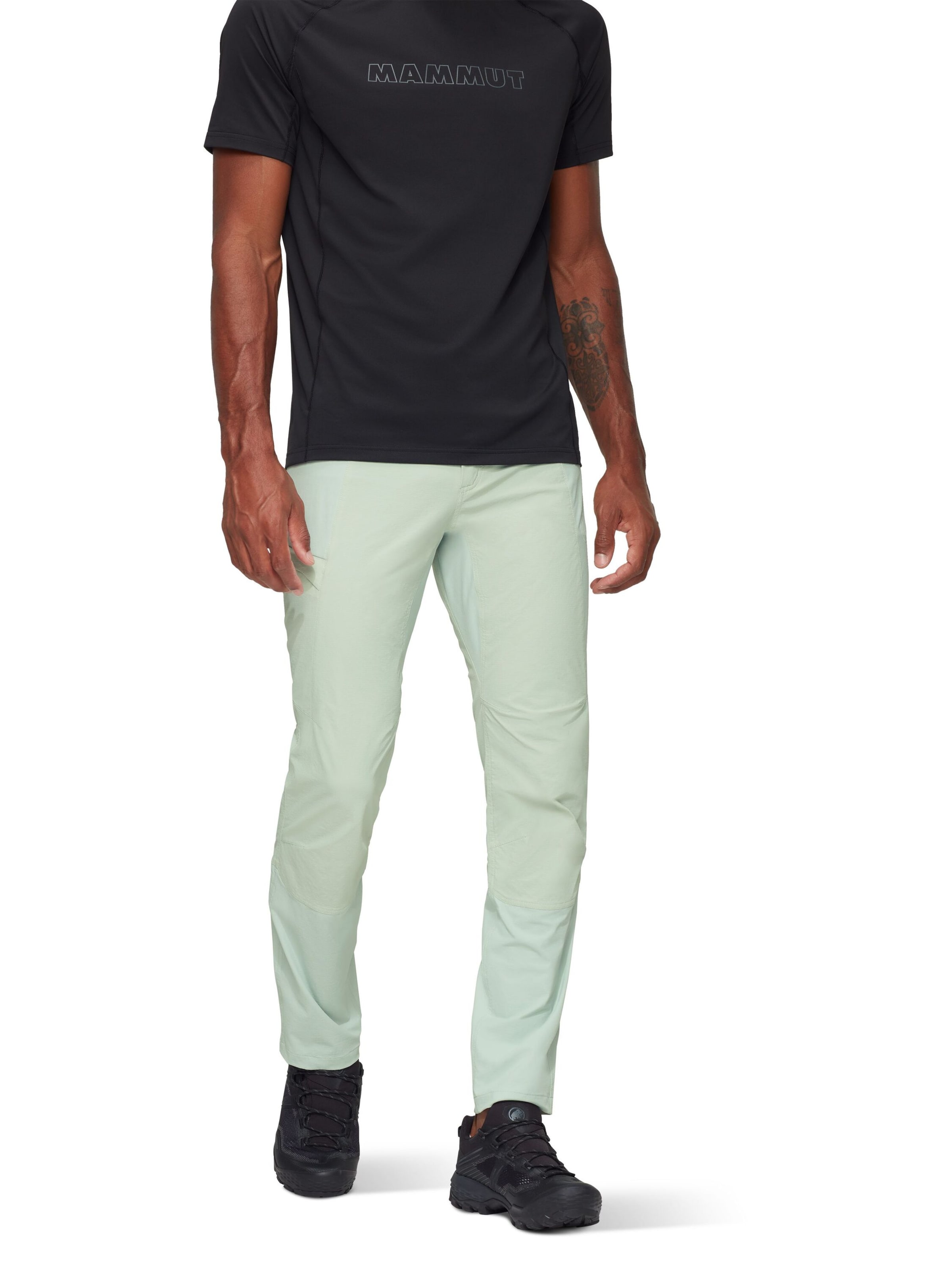 MAMMUT Regular Outdoorhose 'Ducan' in Grün: Vorderseite