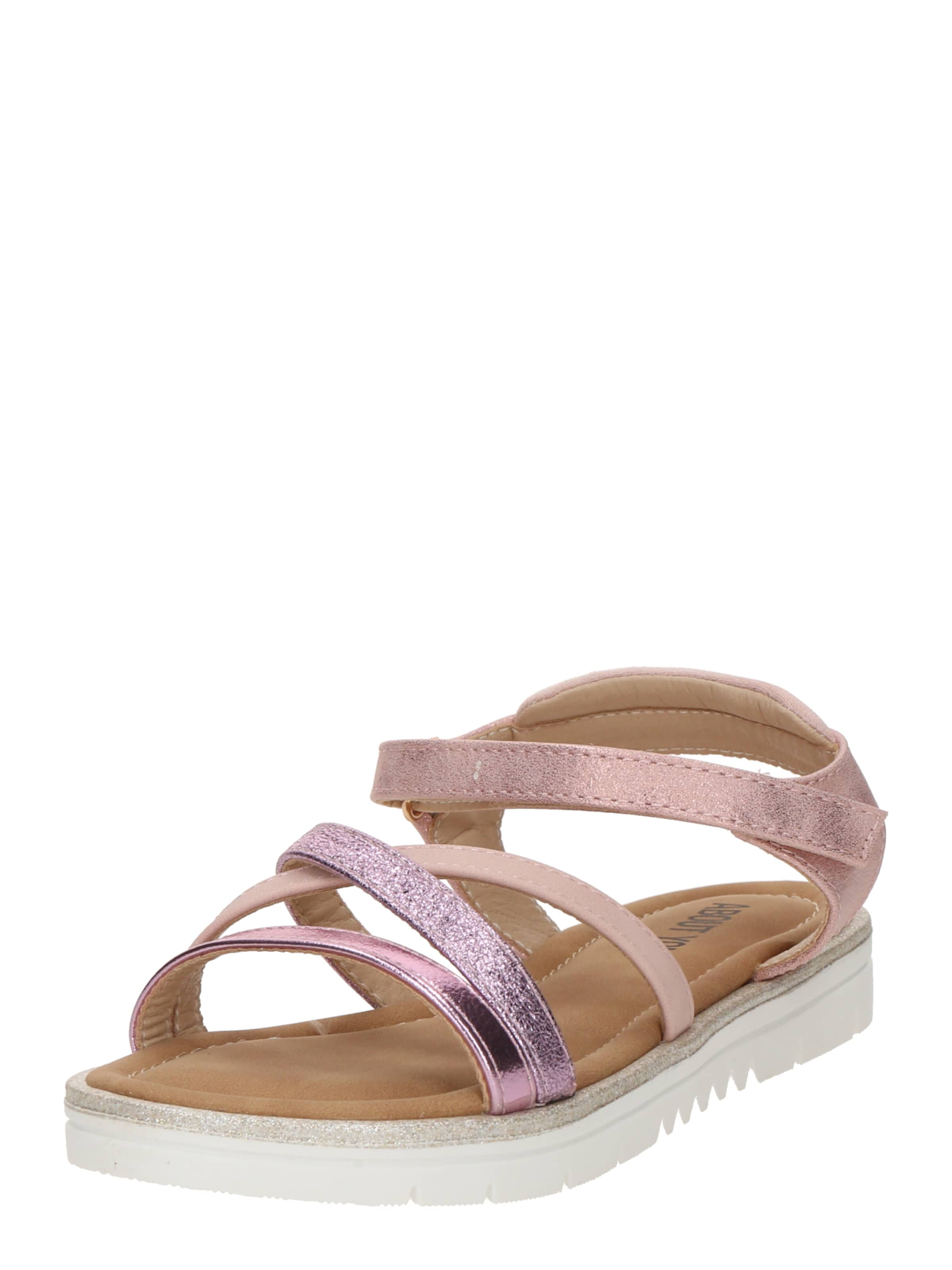 Sandale 'Aimee' de la ABOUT YOU pe roz: față