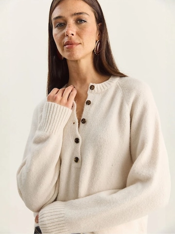Pull-over Bianco Lucci en blanc