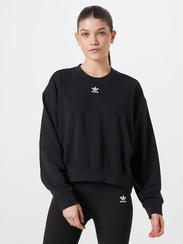 ADIDAS ORIGINALS Sweatshirt 'Essentials+ Made With Hemp' in Schwarz: predná strana