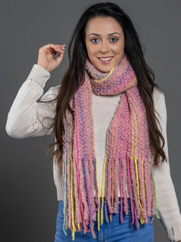 COLLEZIONE ALESSANDRO Scarf 'Chadia' in Pink: front