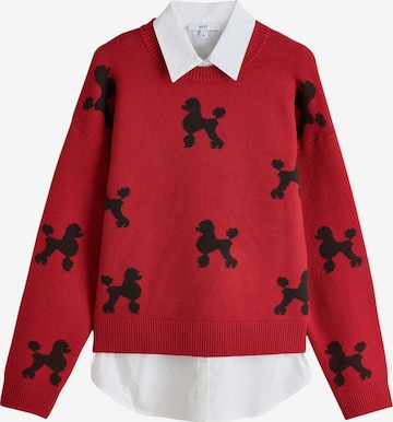 Pullover di Next in rosso: frontale