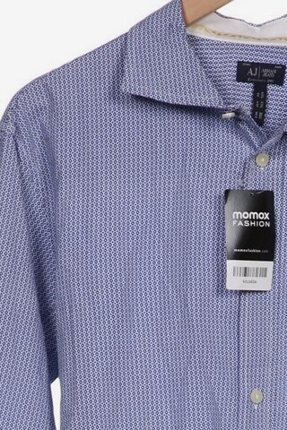 Armani Jeans Button Up Shirt in XXL in Blue