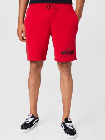 HOLLISTER Pants in Red: front