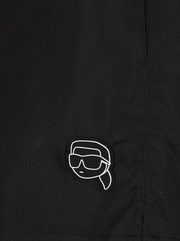 Pantaloncini da bagno 'IKON' di Karl Lagerfeld in nero