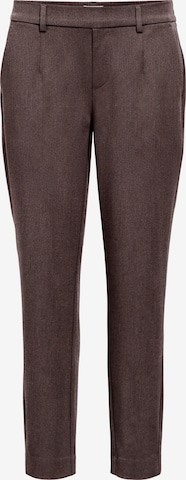 OBJECT Slimfit Kalhoty 'OBJLISA' – hnědá: přední strana