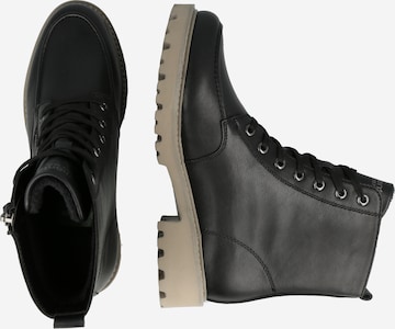 REMONTE - Botines con cordones en negro