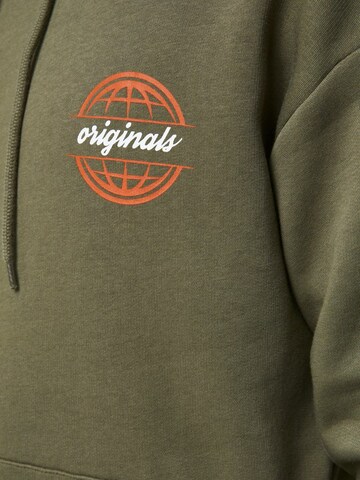 JACK & JONES Sweatshirt 'JORColton' in Green