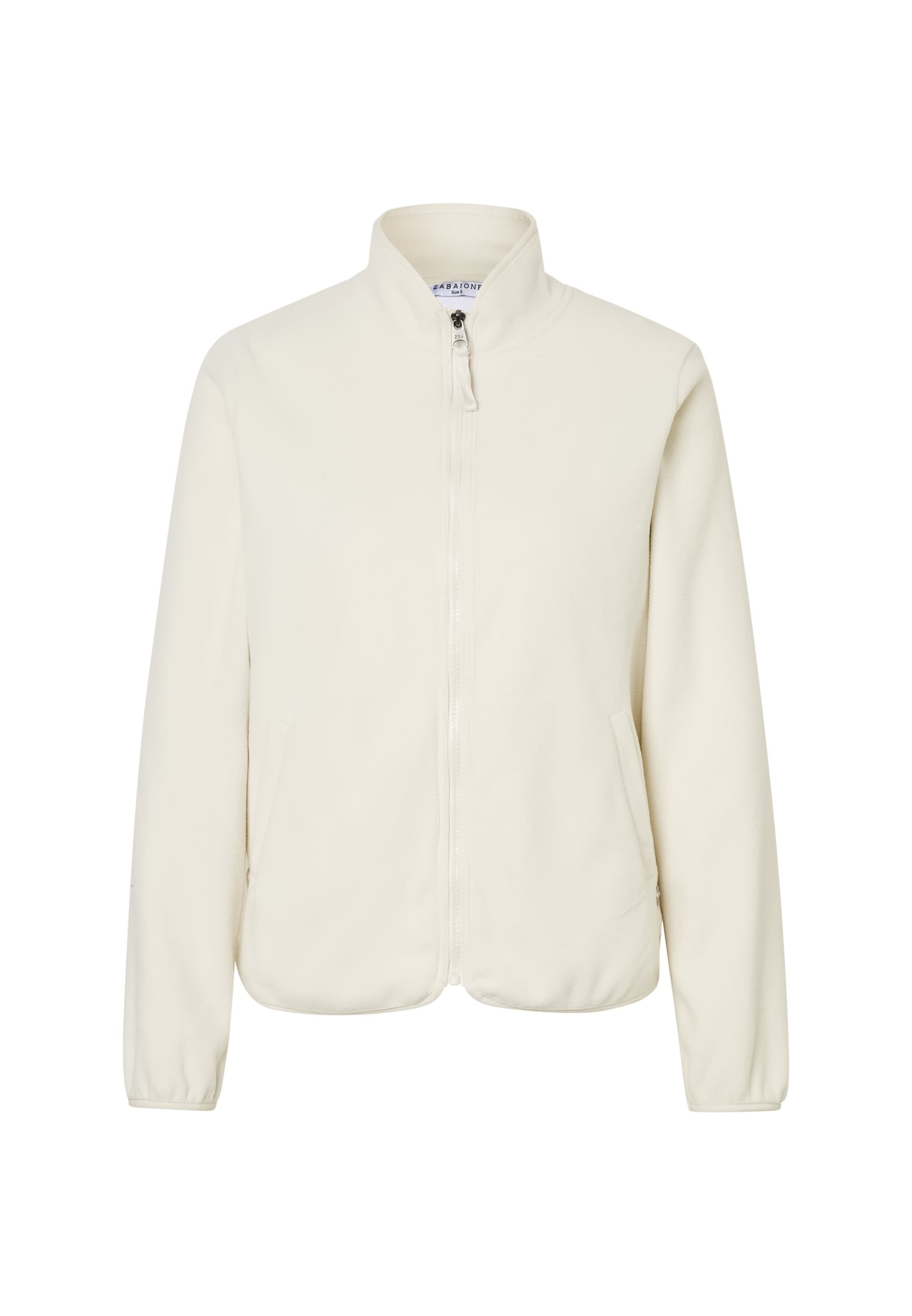 Veste en polaire 'Sa44lly' ZABAIONE en beige : devant