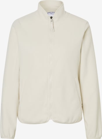 ZABAIONE Fleece jas 'Sa44lly' in Beige: voorkant