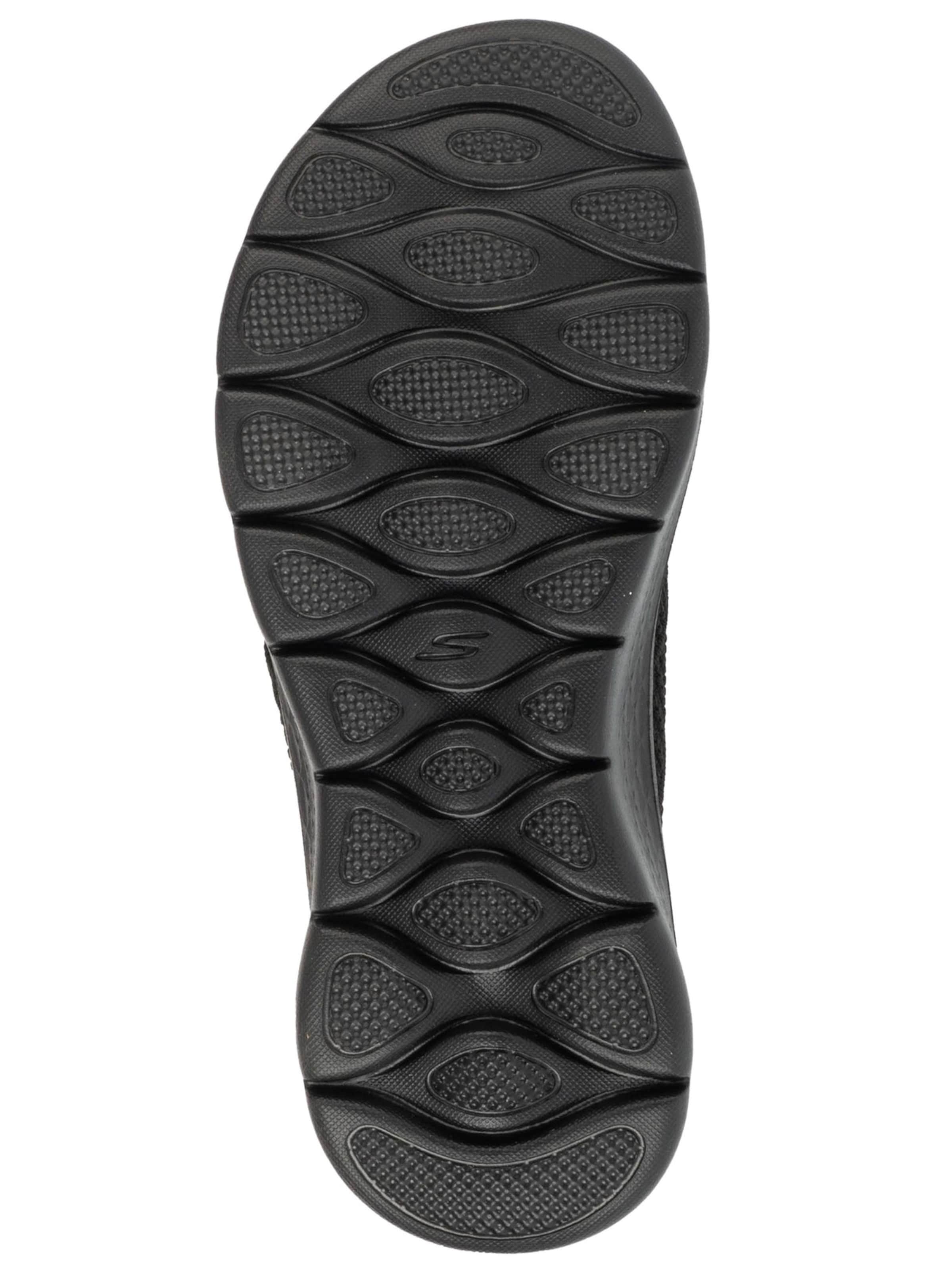 SKECHERS T-bar sandals 'Skechers Go Walk Flex Sandal - Holly' in Black