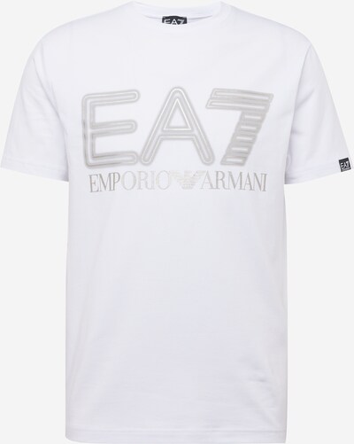 EA7 Emporio Armani Camisa em cinzento-prateado / prata / branco, Vista do produto