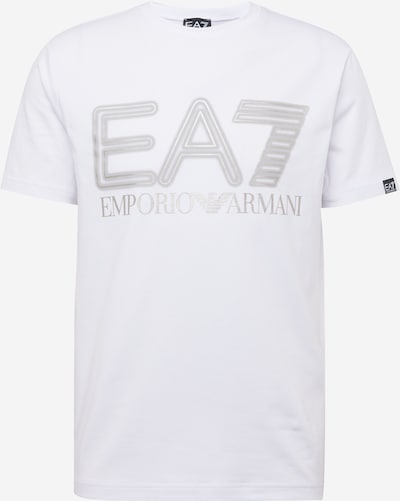 EA7 Emporio Armani Camisa em cinzento-prateado / prata / branco, Vista do produto
